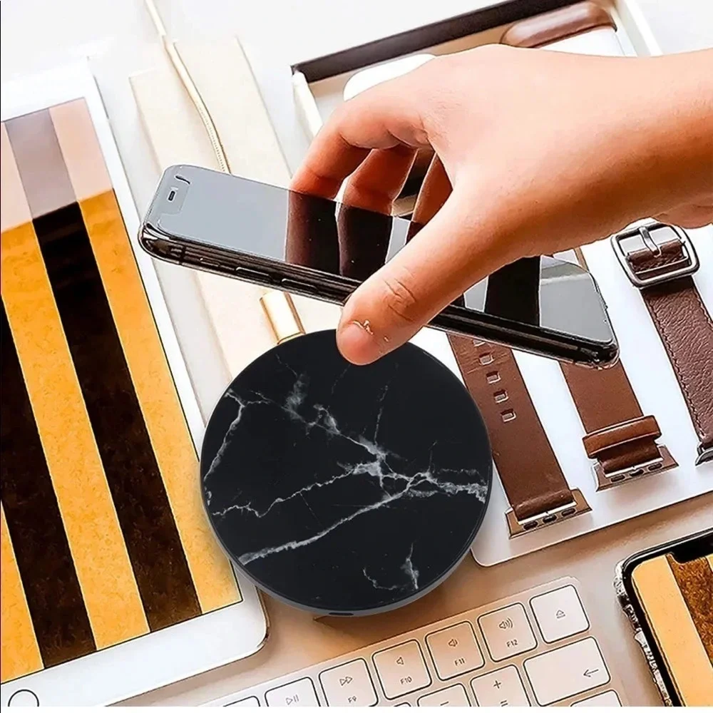 *⭐️⭐️hp🌟🌟*new Marble Wireless Fast Charging Qi Wireless base